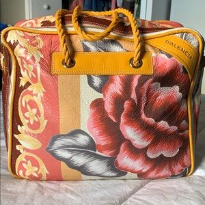 Balenciaga blanket square shoulder bag floral!